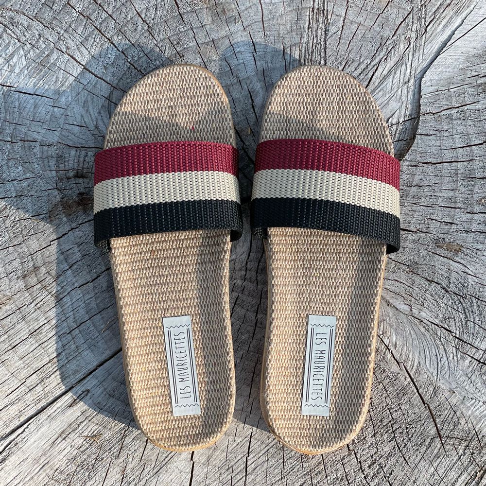 Loungewear - Les Mauricettes de Gilbert, striped men's tap - LES MAURICETTES