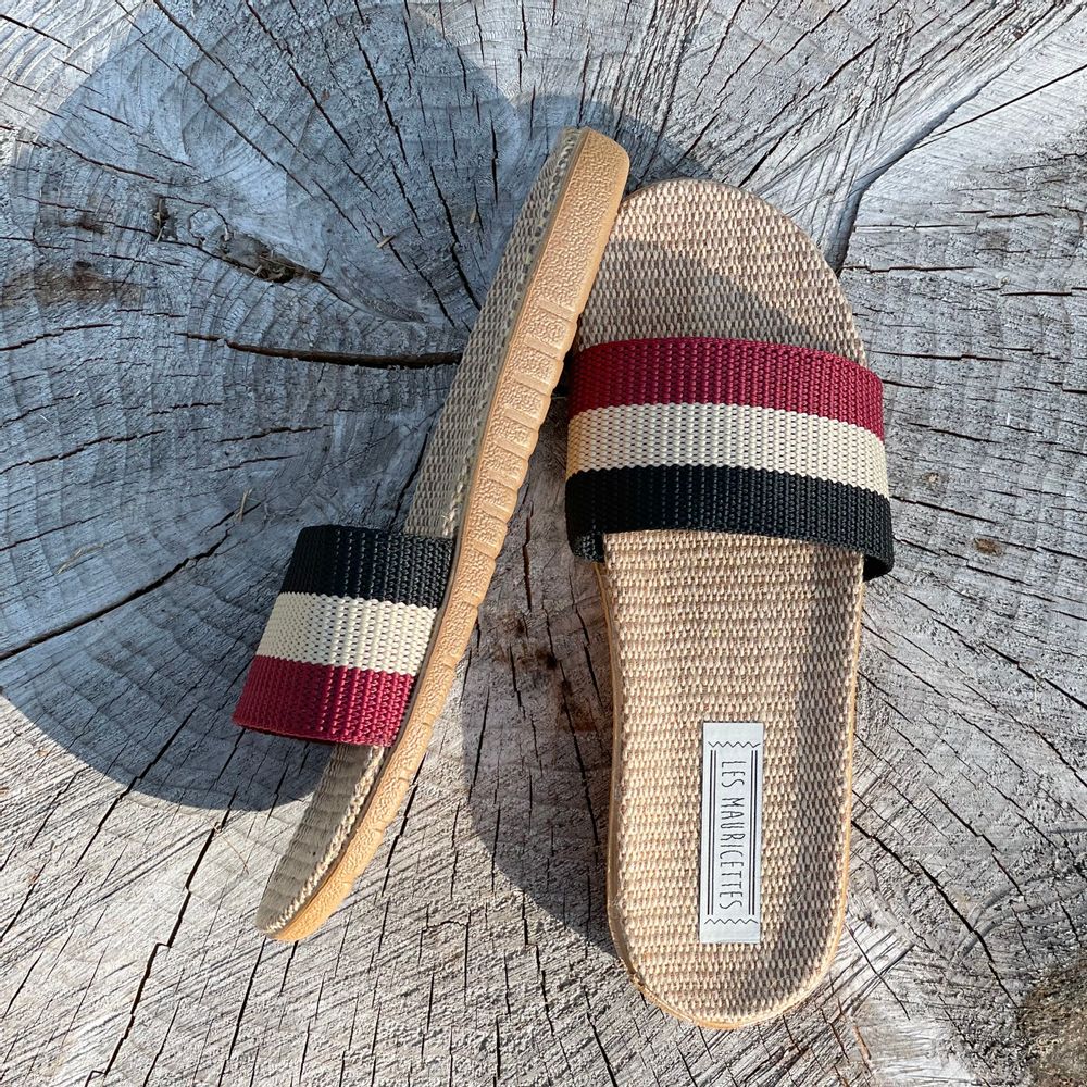 Loungewear - Les Mauricettes de Gilbert, striped men's tap - LES MAURICETTES