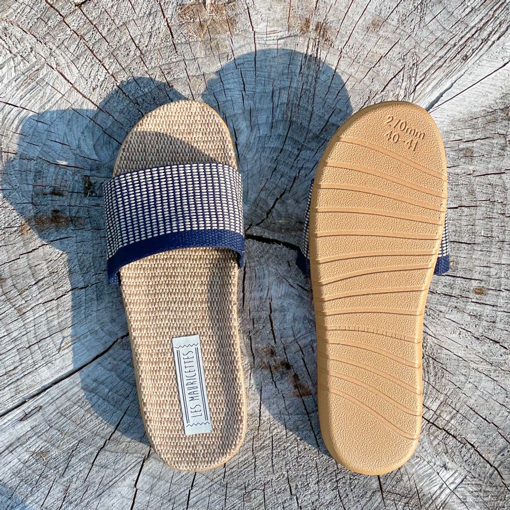 Homewear bien-être - Les Mauricettes de Bernard, claquettes homme - LES MAURICETTES