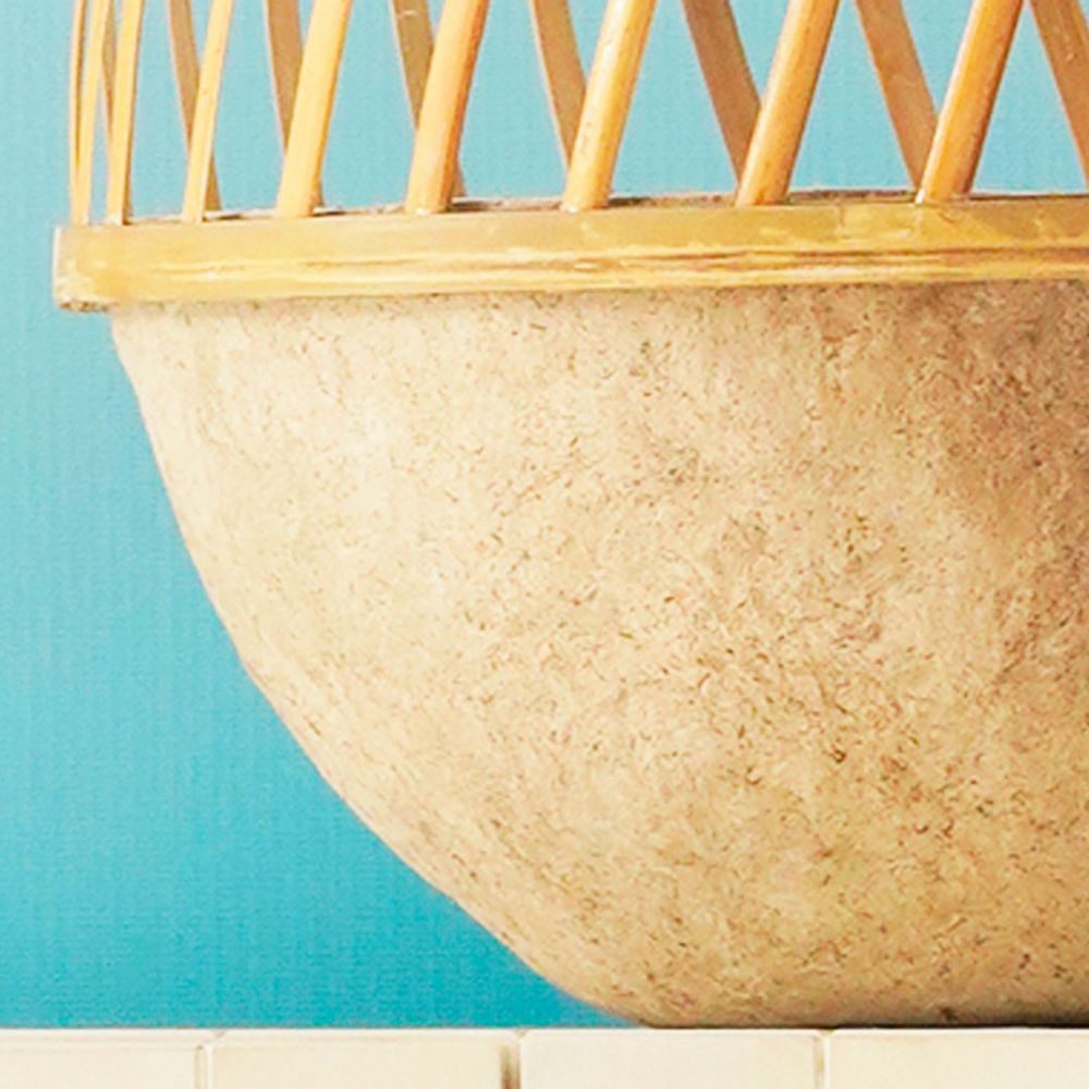 Vases - Paper Clay Basket (Large) - INDIGENOUS