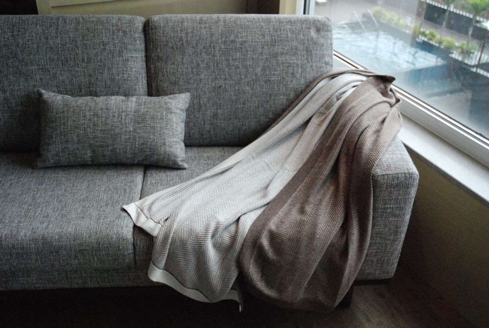Plaids - Plaids en laine cachemire, couverture en laine et cachemire, wool and cashmere blanket. - COCOON PARIS