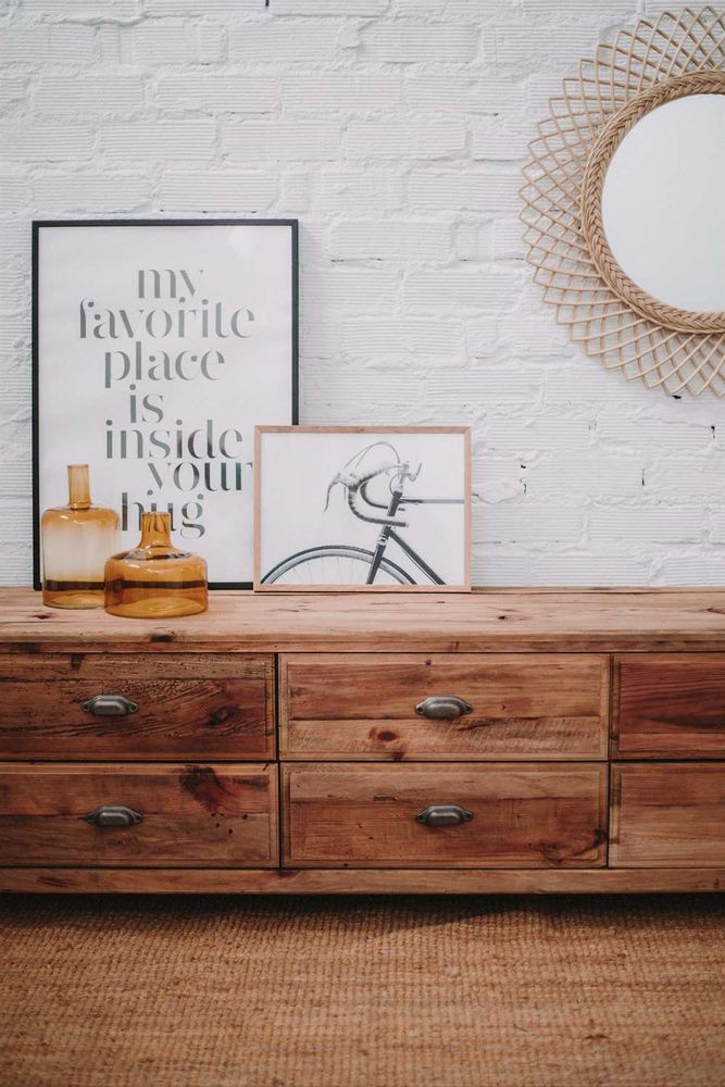 Sideboards - Sideboard made of recycled pine GANGES - MISTER WILS