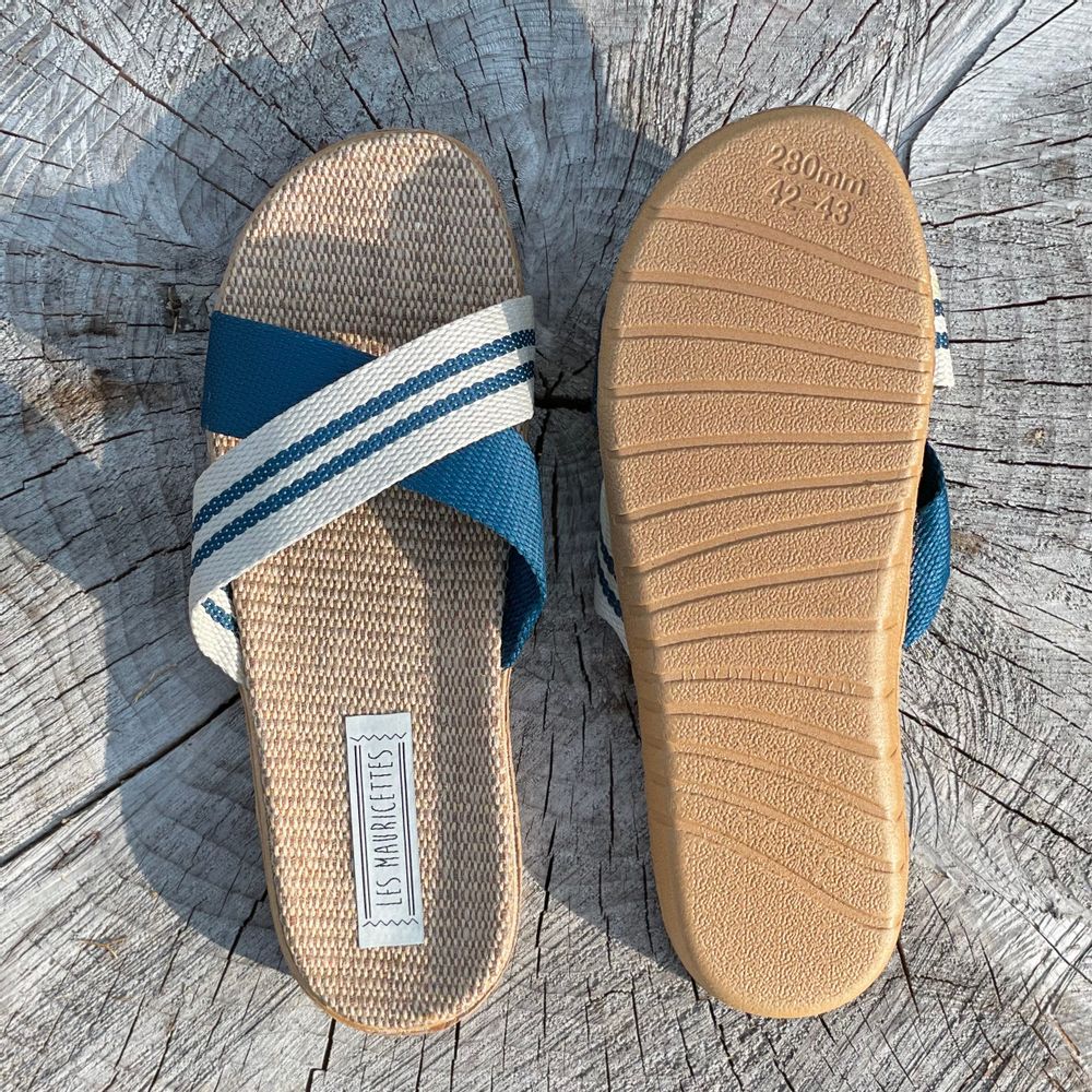 Loungewear - Les Mauricettes by Lucien, ultra-light men's flip-flops - LES MAURICETTES