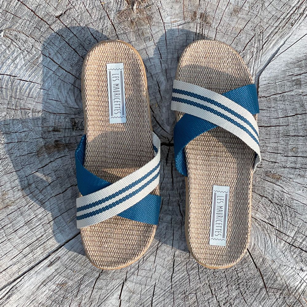 Loungewear - Les Mauricettes by Lucien, ultra-light men's flip-flops - LES MAURICETTES