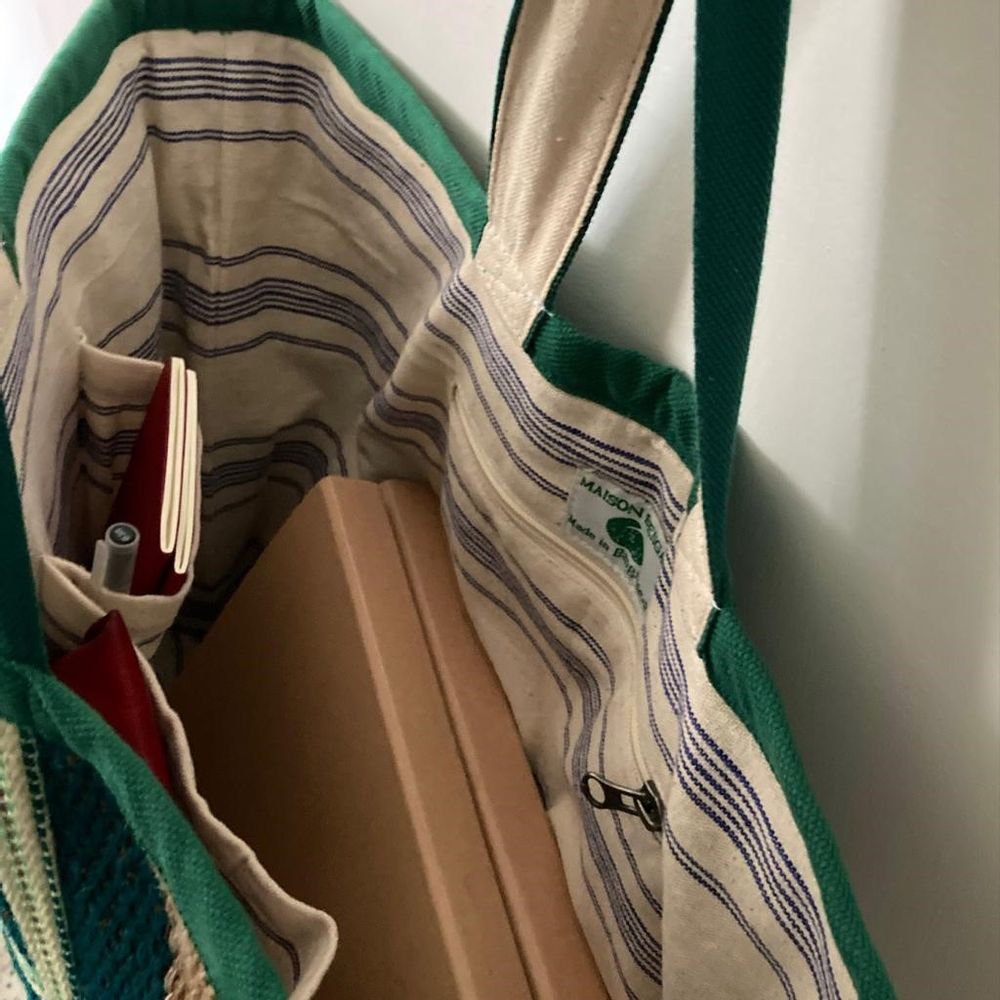 Sacs et cabas - Sac en toile de jute naturelle à la main - MAISON BENGAL