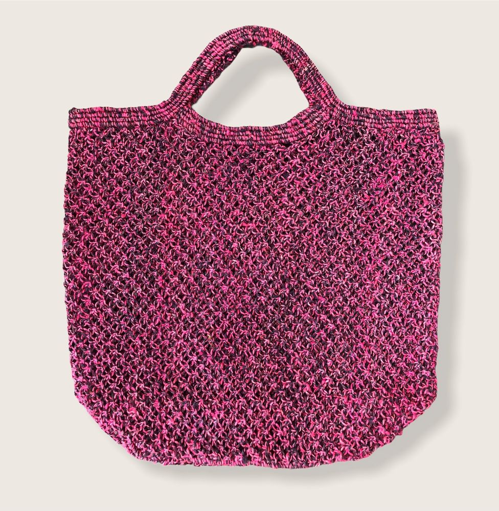 Bags and totes - Jute macramé shopping bag - mixed cord - MAISON BENGAL