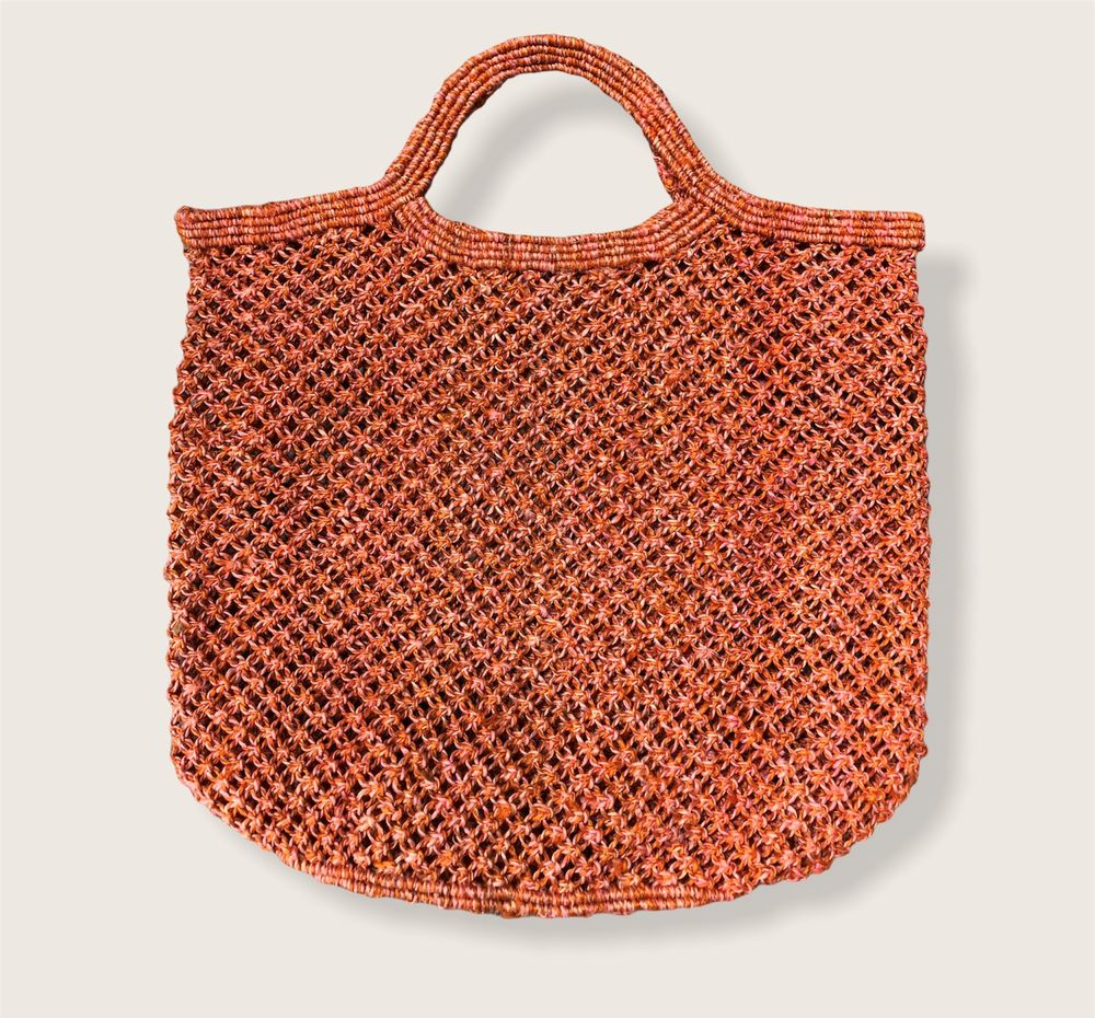 Bags and totes - Jute macramé shopping bag - mixed cord - MAISON BENGAL