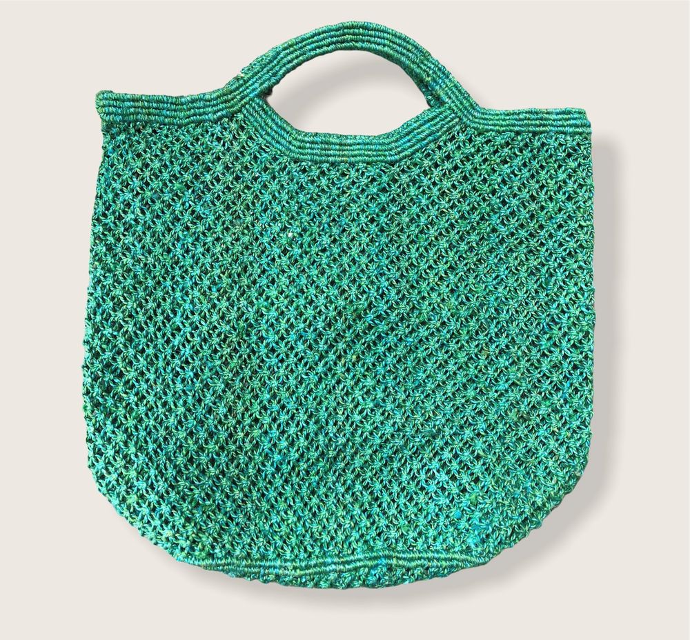 Bags and totes - Jute macramé shopping bag - mixed cord - MAISON BENGAL