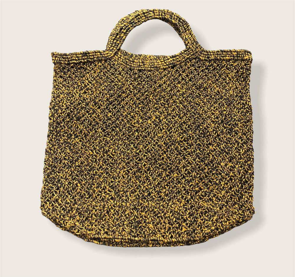 Bags and totes - Jute macramé shopping bag - mixed cord - MAISON BENGAL