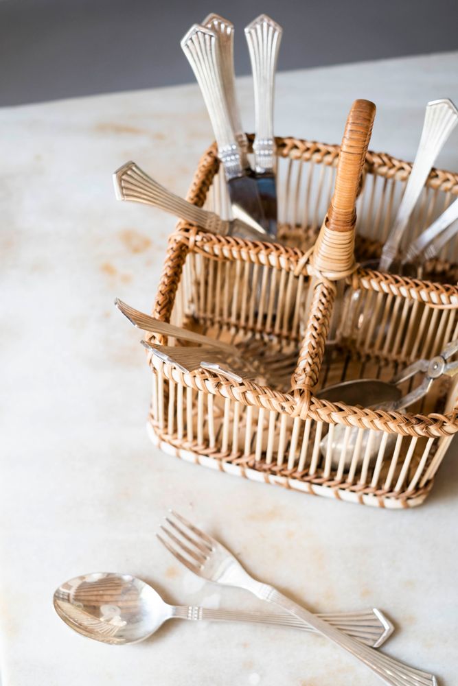 Food storage - BAMBOO ORGANIZER 20X20X26 MS21502 - ANDREA HOUSE