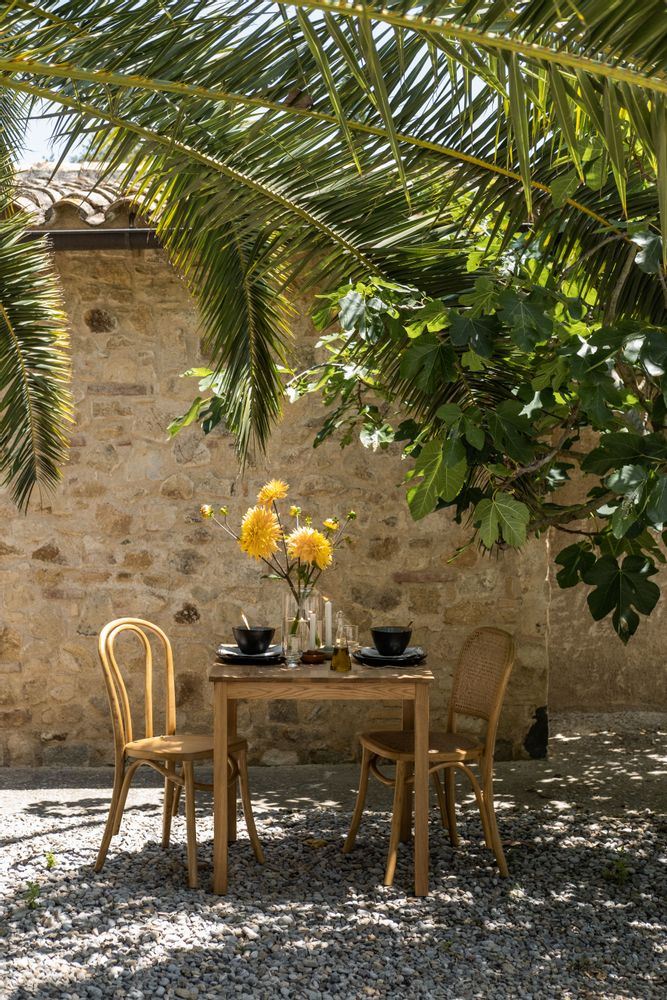 Sièges pour collectivités - ORME BOIS MARGARET CHAISE 40X40X90 MU21522 - ANDREA HOUSE