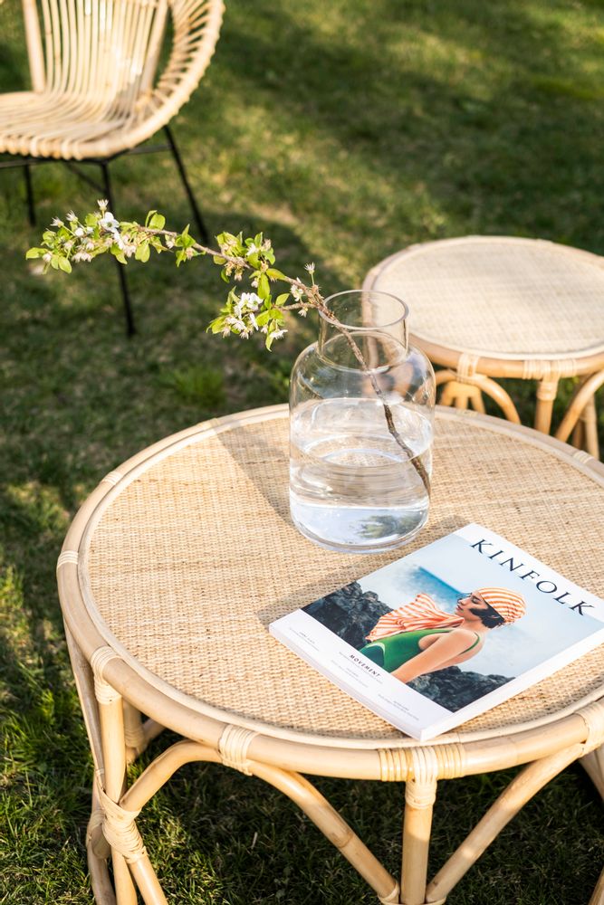 Other tables - RATTAN SIDE TABLE Ø45X45 CM MU21116 - ANDREA HOUSE