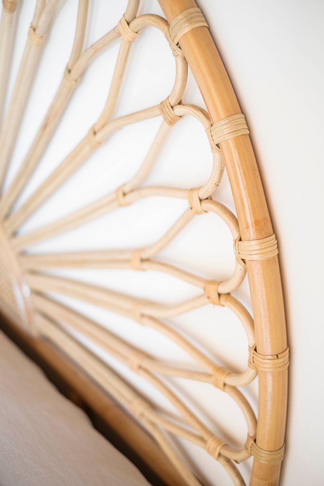 Beds - RATTAN HEADBOARD 160X130 CM MU21122 - ANDREA HOUSE