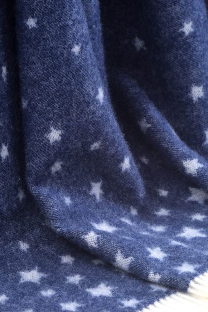 Throw blankets - Blue Stars Throw - J.J. TEXTILE LTD