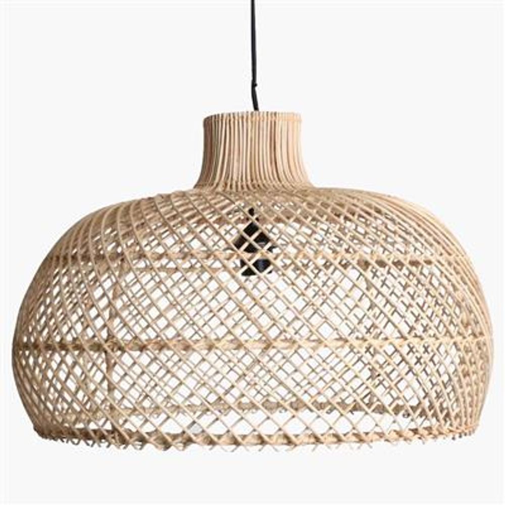 Hanging lights - Maze lamp natural & black - RAW MATERIALS