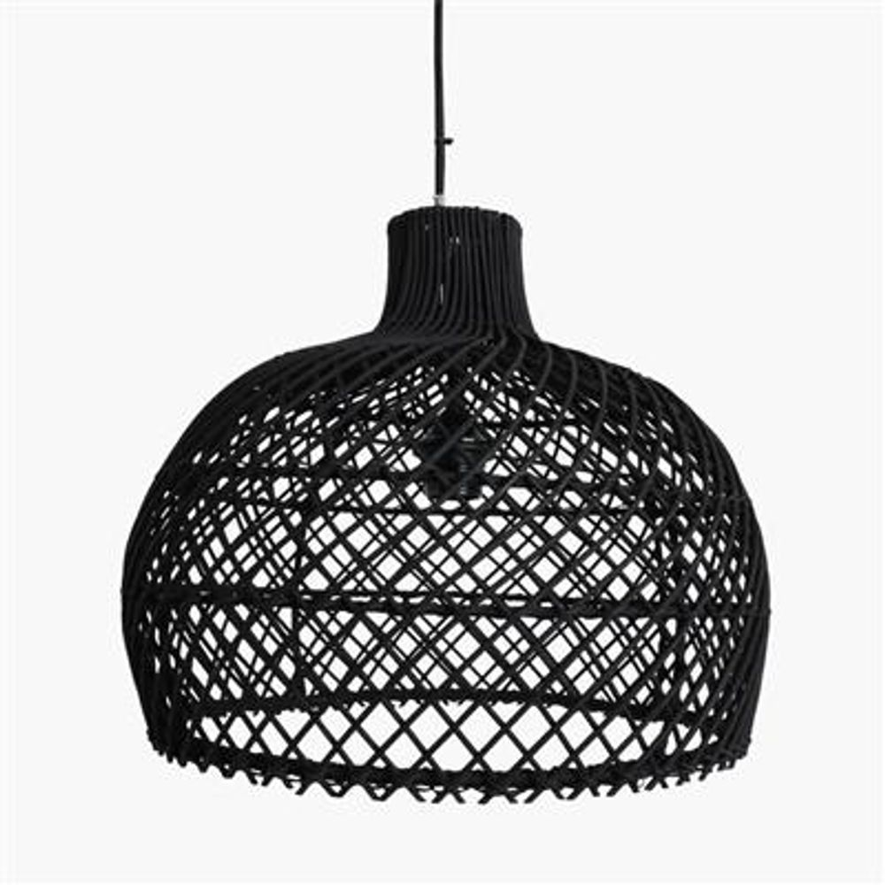 Hanging lights - Maze lamp natural & black - RAW MATERIALS