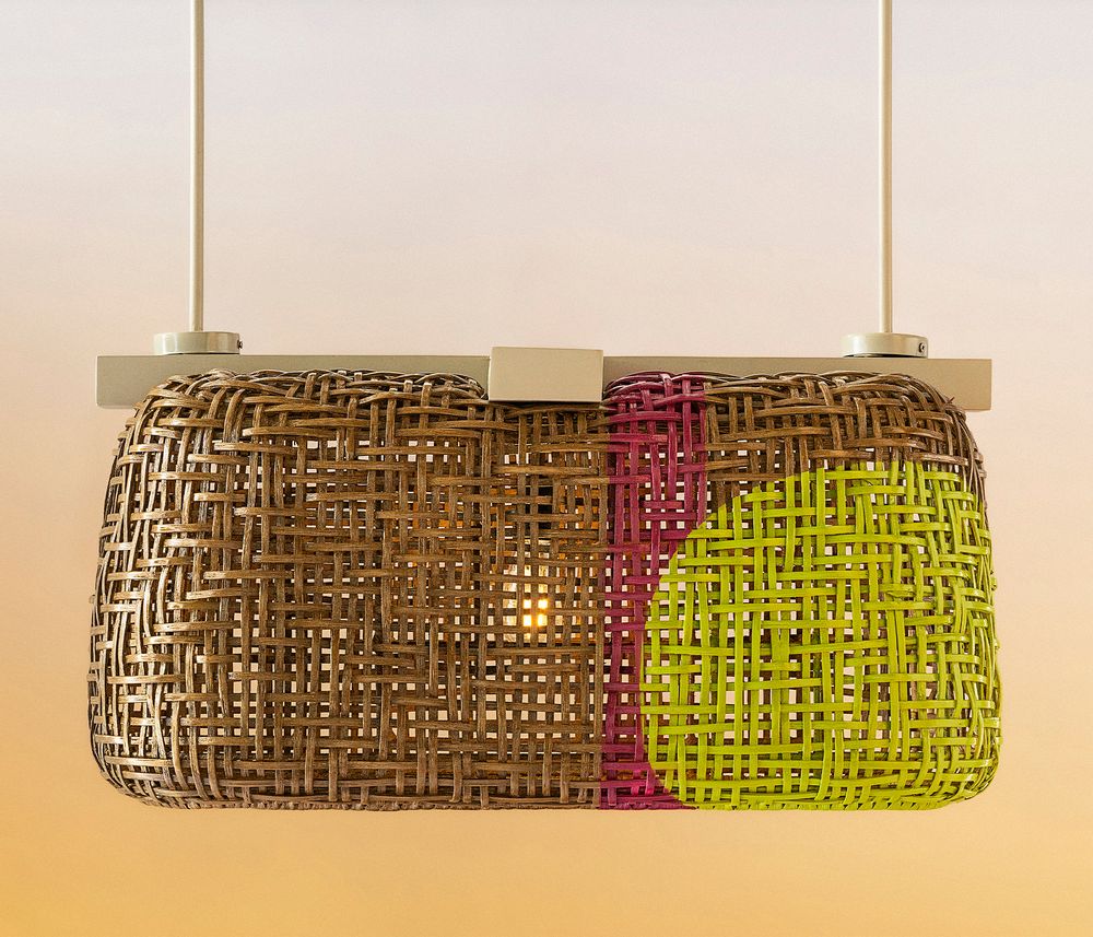 Hanging lights - Pouf pendant lamp (rectangular) - OBRA CEBUANA