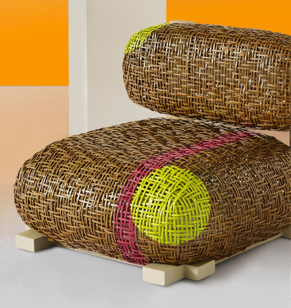 Lounge chairs for hospitalities & contracts - Pouf Lounge Chair - OBRA CEBUANA