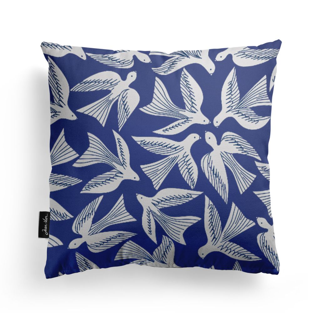 Coussins textile - Housse de coussin en coton Bakea Ink - LA MAISON JEAN-VIER
