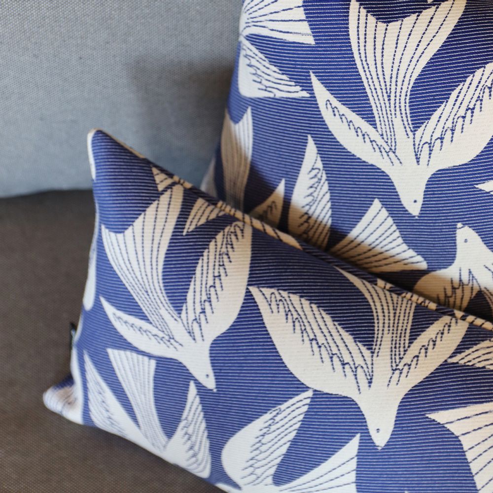 Coussins textile - Housse de coussin en coton Bakea Ink - LA MAISON JEAN-VIER
