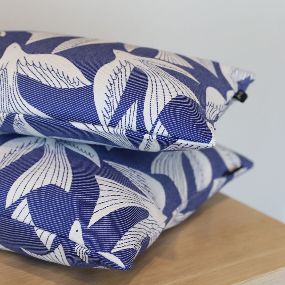 Coussins textile - Housse de coussin en coton Bakea Ink - LA MAISON JEAN-VIER