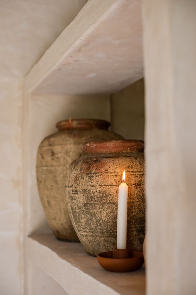 Vases - Vase en ciment rustique Ø26x28,5 cm AX21081 - ANDREA HOUSE