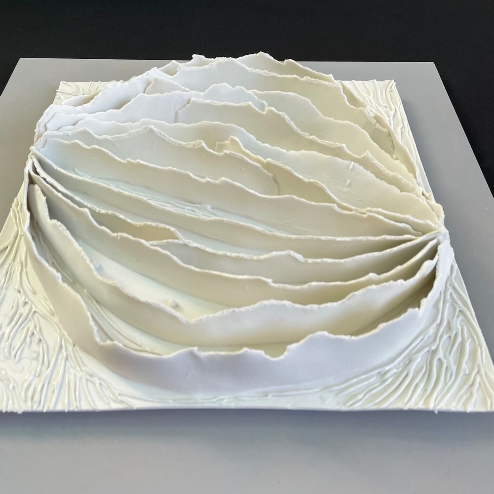 Tableaux - Tableaux porcelaine Collection Ecorce "Noisette" - GUENAELLE GRASSI