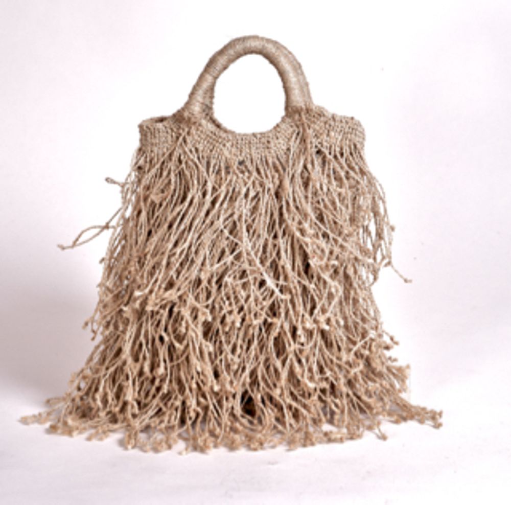 Sacs et cabas - Sacs à franges en macramé en jute - MAISON BENGAL