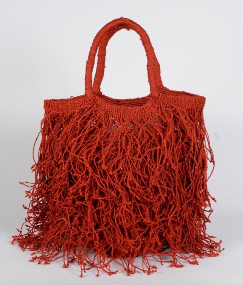 Sacs et cabas - Sacs à franges en macramé en jute - MAISON BENGAL