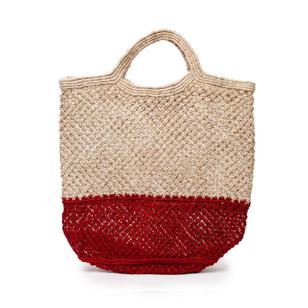 Sacs et cabas - Sac cabas en macramé de jute  - MAISON BENGAL