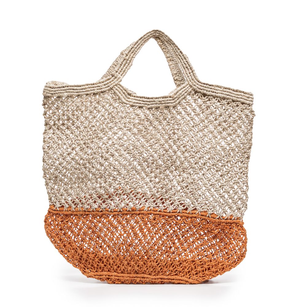 Sacs et cabas - Sac cabas en macramé de jute  - MAISON BENGAL
