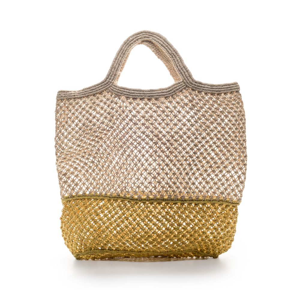 Sacs et cabas - Sac cabas en macramé de jute  - MAISON BENGAL