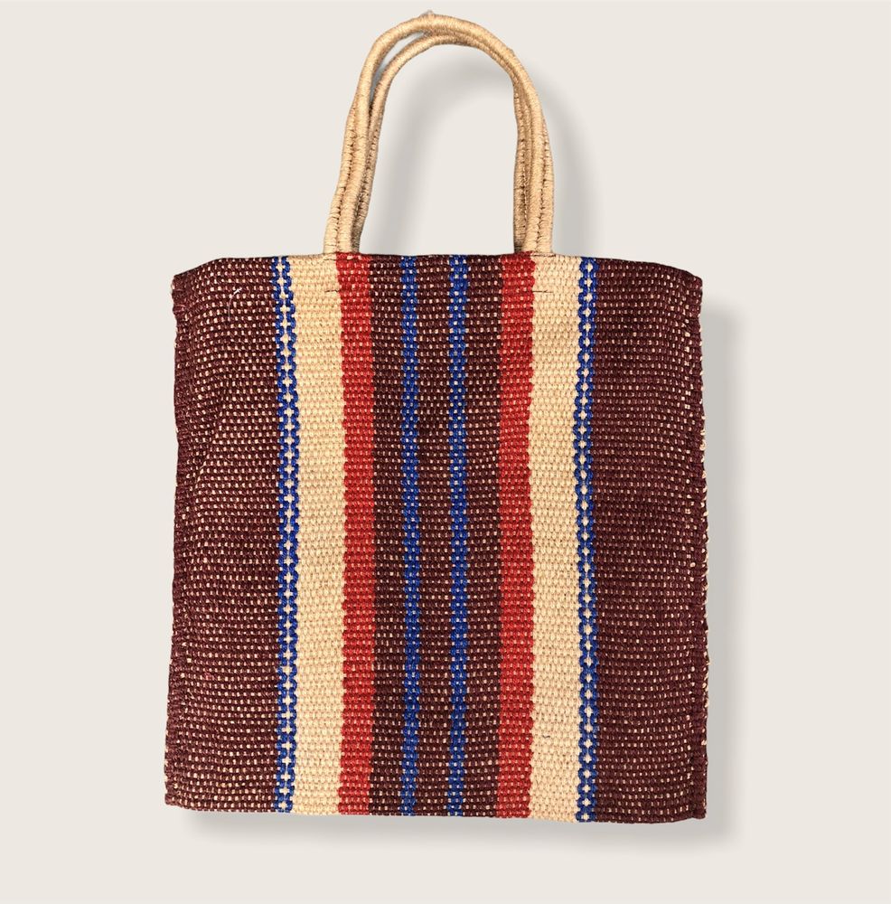 Sacs et cabas - SACS EN PORESH EN JUTE - MAISON BENGAL