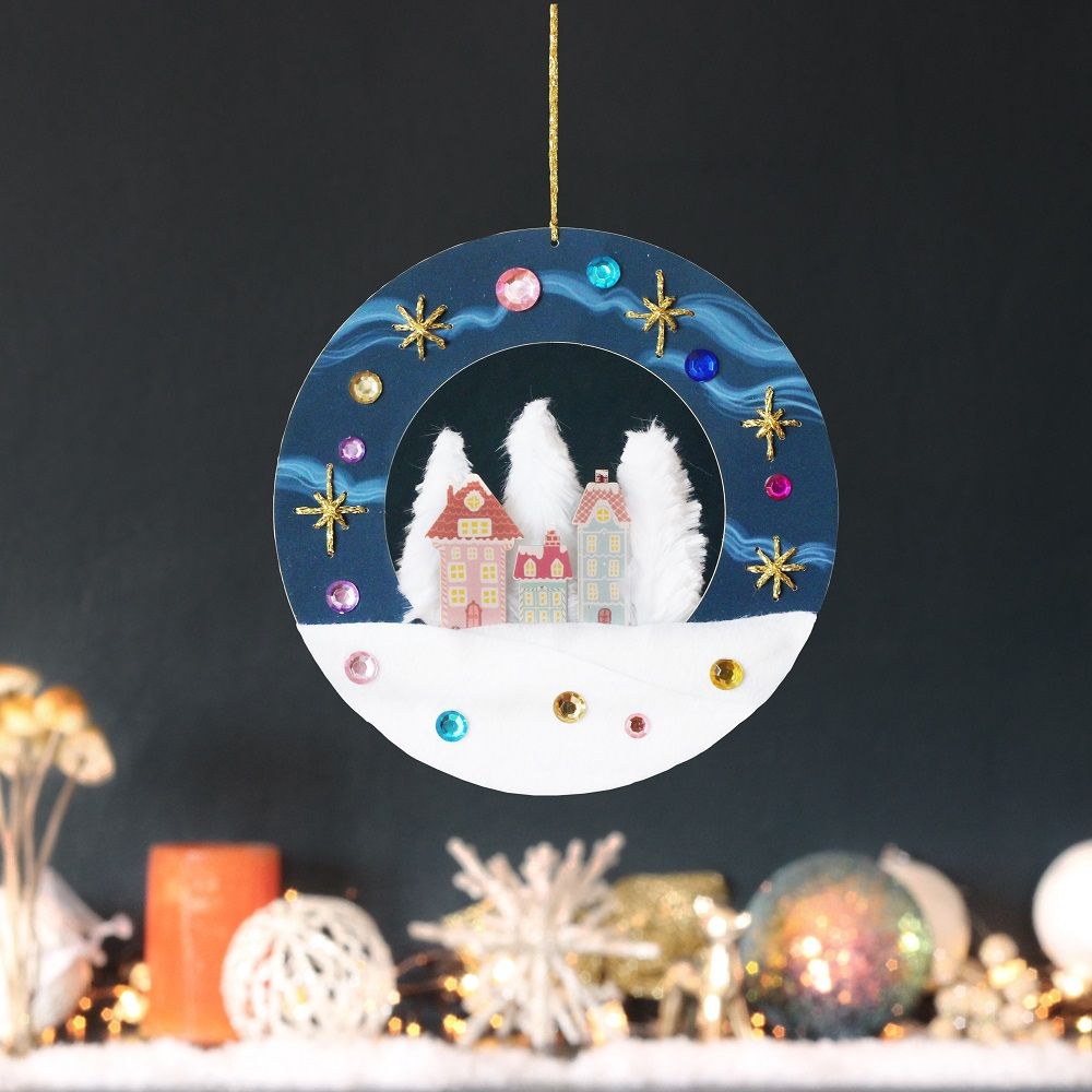 Other Christmas decorations - Creative and educational kit “Christmas wreath” DIY toys for children - L'ATELIER IMAGINAIRE