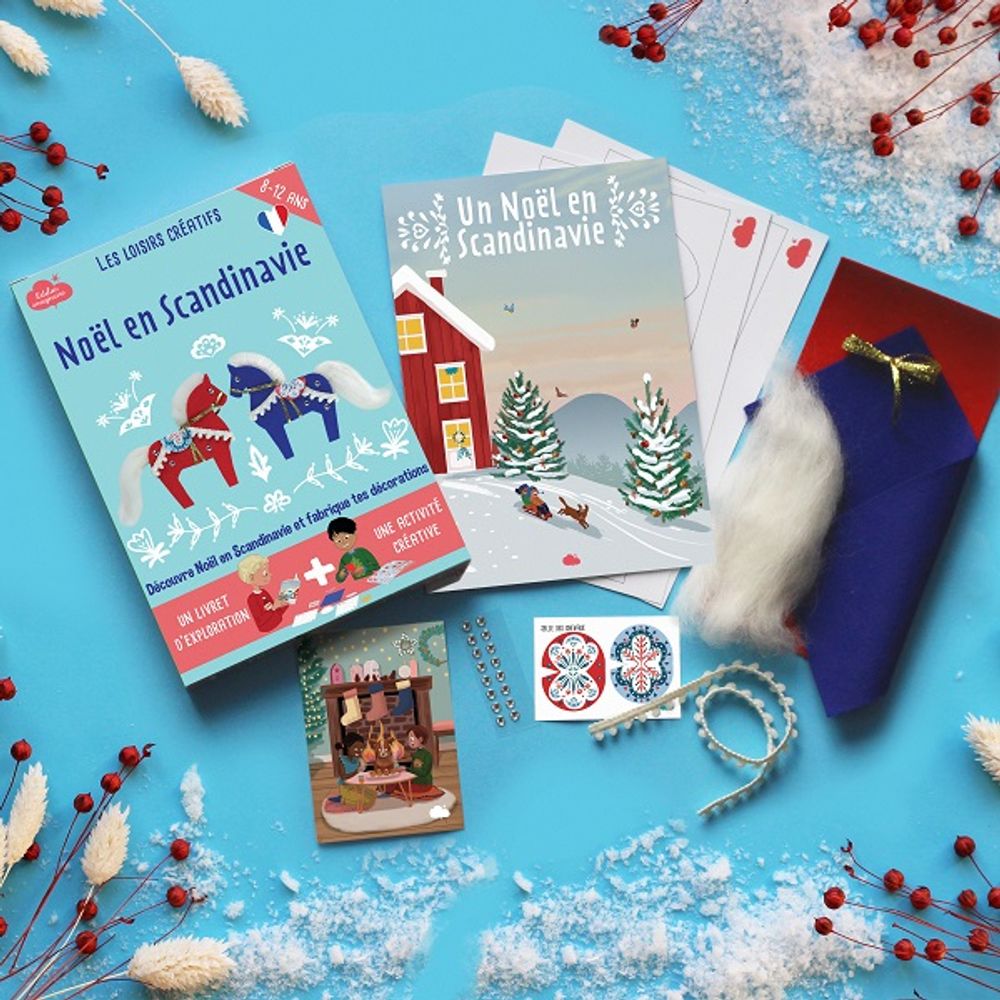 Other Christmas decorations - Creative and Educational Hobbies Kit “Christmas in Scandinavia” - DIY Toys for Kids - L'ATELIER IMAGINAIRE