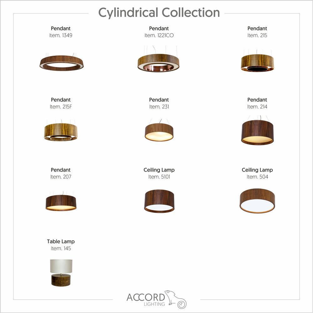 Suspensions - Collection cylindrique. - ACCORD LIGHTING