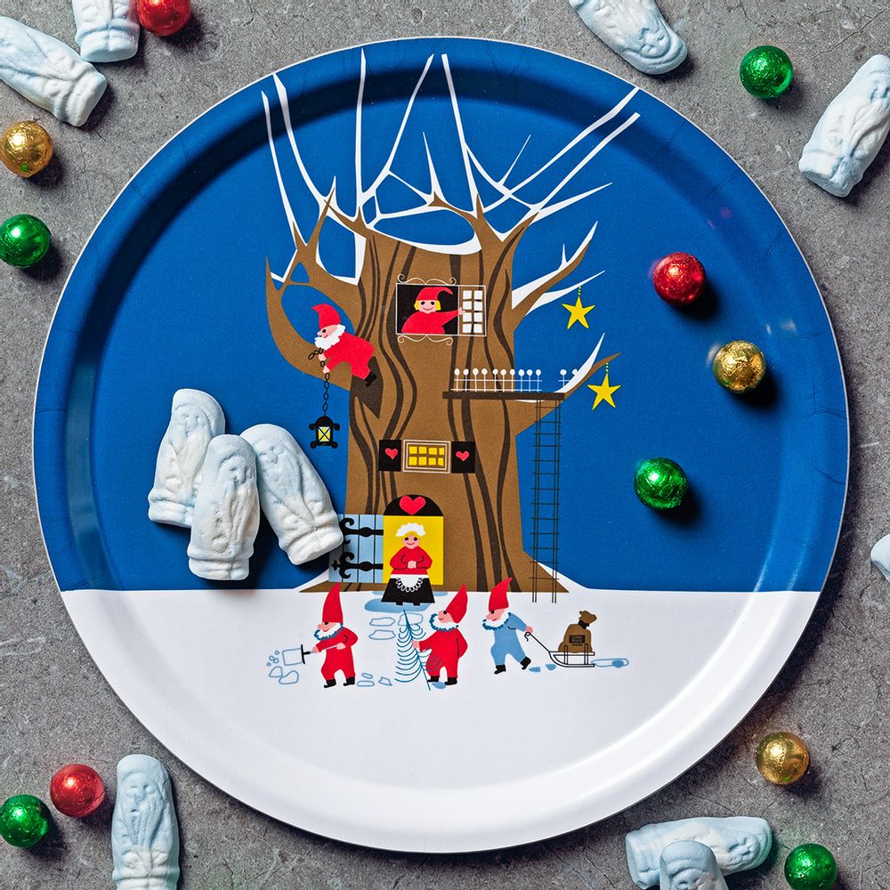 Table mat - Santa with Accordion - Trays - coasters - Serving tray - JAMIDA OF SWEDEN