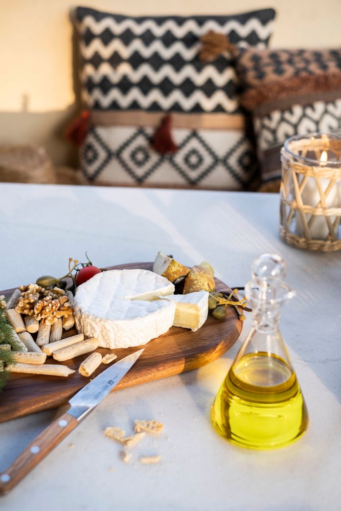 Table mat - Acacia wood oval cutting board 21x46x2 cm CC21060 - ANDREA HOUSE