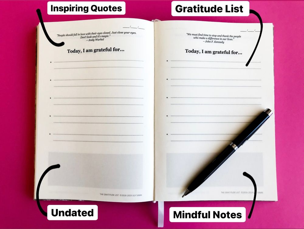 Stationery - AWARD-WINNING Gratitude List Journals  - THE GRATITUDE LIST