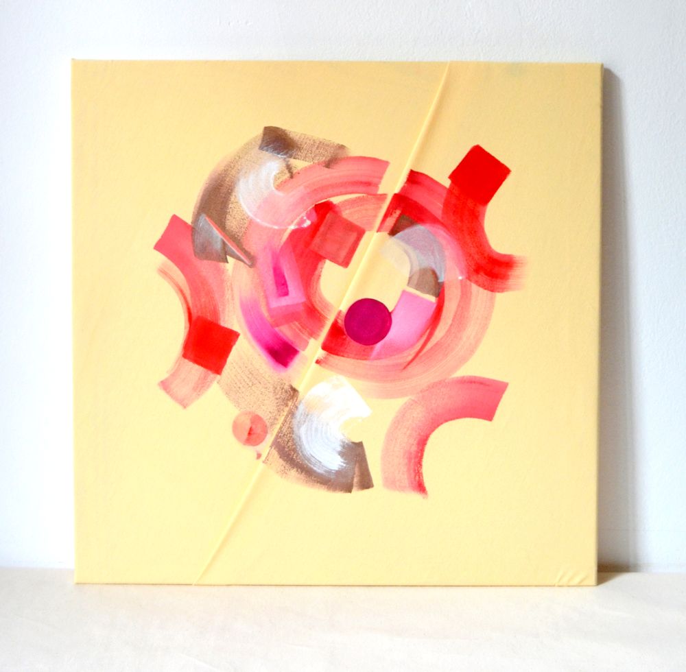 Paintings - Pout - original acrylic paint - IMOGEN HOPE