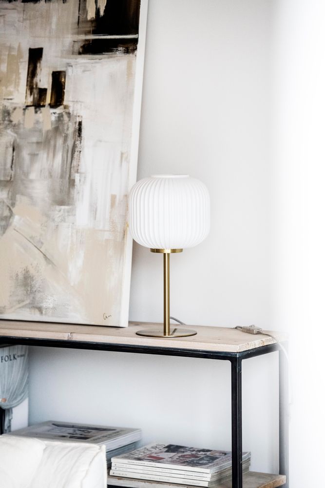 Table lamps - Vega matt gold metal lamp Ø20x40 cm / E27 / 40W IL21134 - ANDREA HOUSE