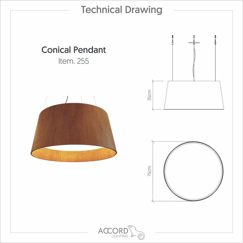 Hanging lights - Conical Collection - ACCORD LIGHTING