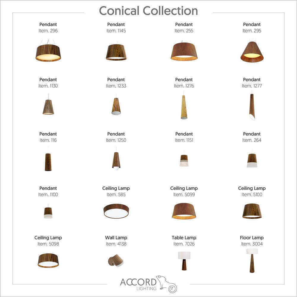 Hanging lights - Conical Collection - ACCORD LIGHTING