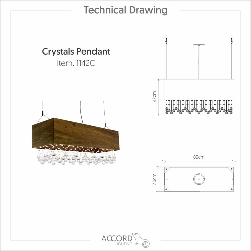 Hanging lights - Crystals Collection - ACCORD LIGHTING