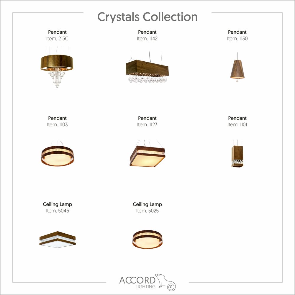 Hanging lights - Crystals Collection - ACCORD LIGHTING