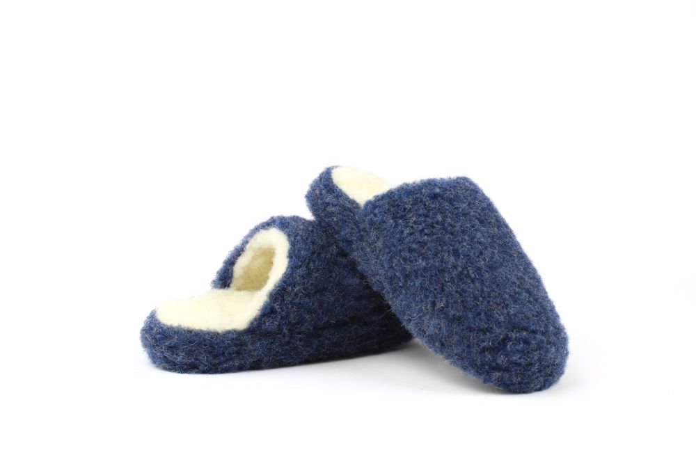 Chaussures - Pantoufles pure laine d'interieur  - SHEEP BY THE SEA