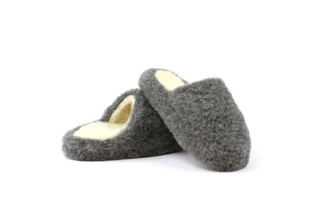 Chaussures - Pantoufles pure laine d'interieur  - SHEEP BY THE SEA