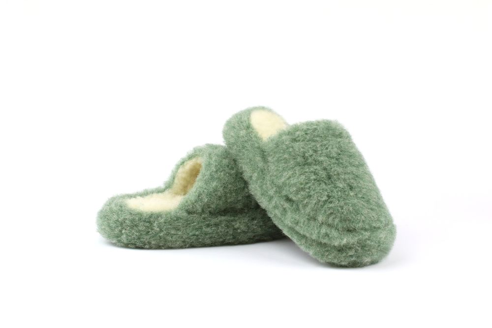Chaussures - Pantoufles pure laine d'interieur  - SHEEP BY THE SEA