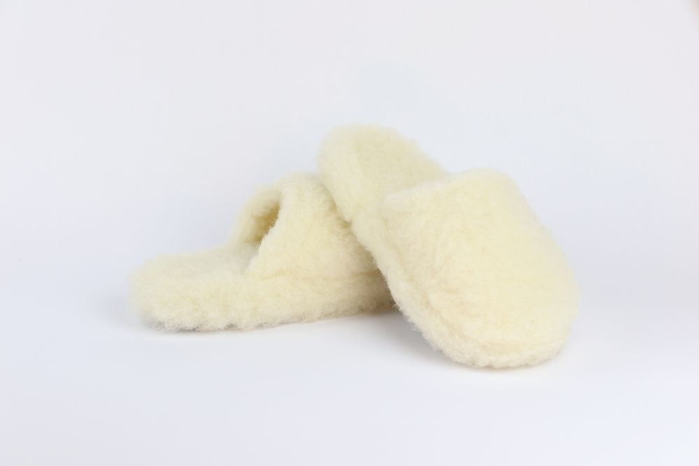 Chaussures - Pantoufles pure laine d'interieur  - SHEEP BY THE SEA