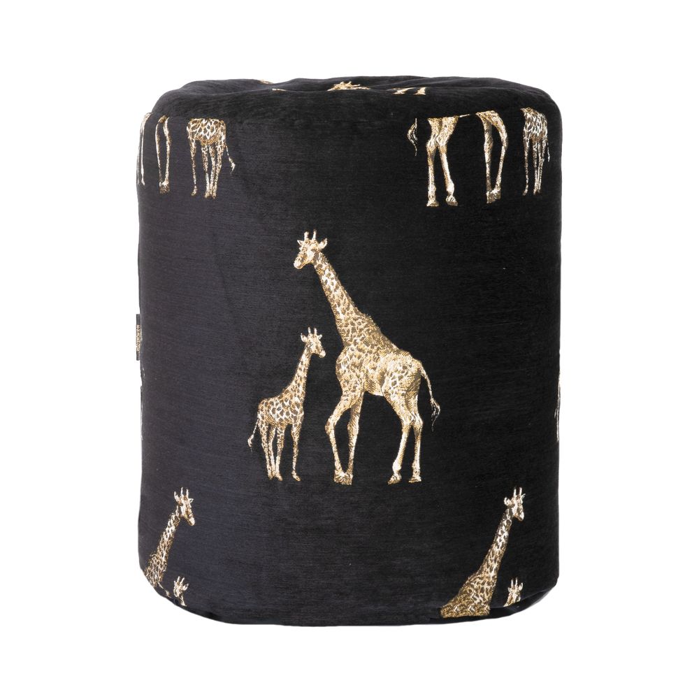 Homewear - Embroidery velvet pouf - MX HOME